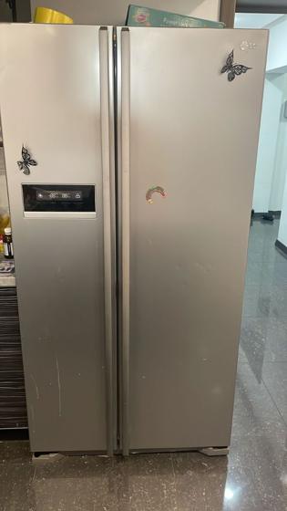LG Side-by-Side гудит, но не работает — компрессор и инверторный блок — фото 1
